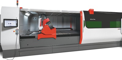 Zugänglichkeit auf einer Bystronic Faserlaserschneidmaschine