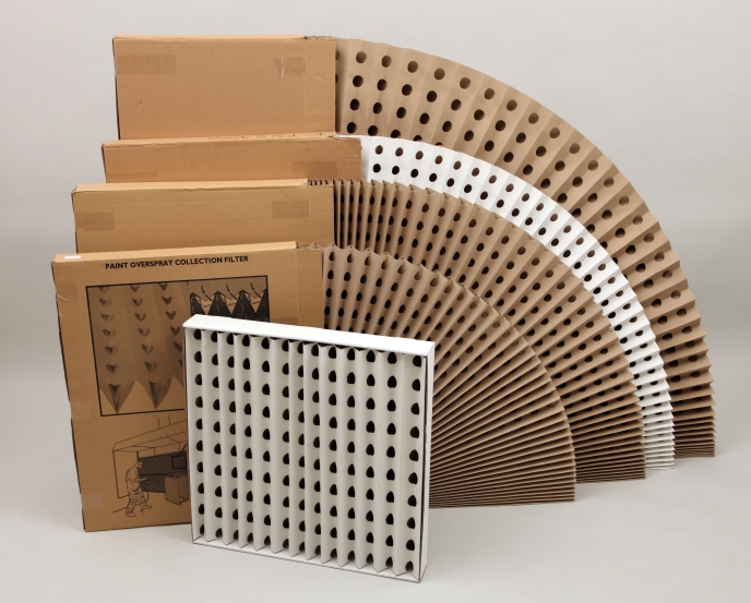 Technicis Filtration : fabricant de Filtre carton plissé accordéon pour cabines de peinture