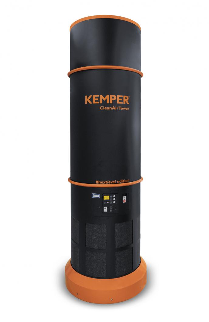 Raumlüftung next Level: KEMPER hat seinen CleanAirTower umfassend modernisiert und bietet jetzt ein noch höheres Schutzniveau.