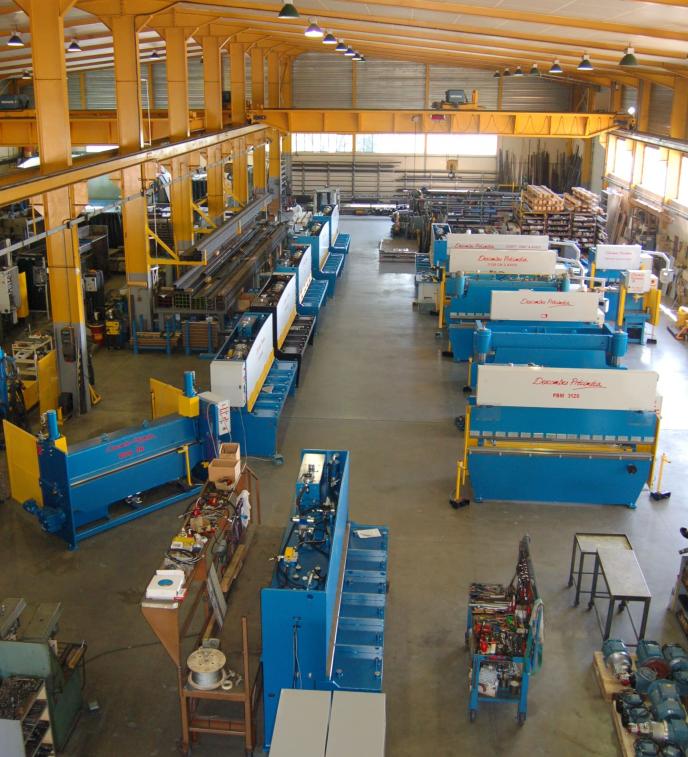 Intérieur usine de fabrication Sud Drôme / France