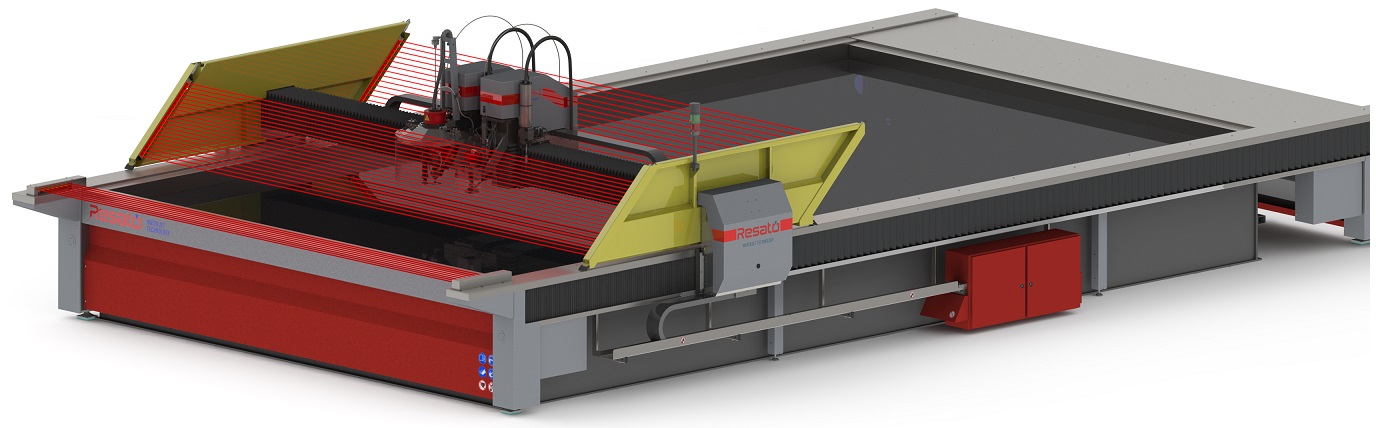 Improving the efficiency of a waterjet cutting machine