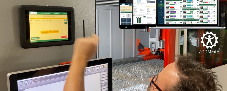 Reduce the downtime and improve your productivity with ZOOMFAB® manufacturing process management
