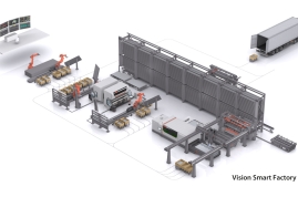 Visione di fabbrica Industria 4.0 e Smart Factory per la lamiera