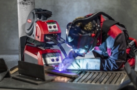 Mig mag welding with pulse function