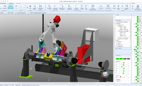 Almacam Robotics for welding