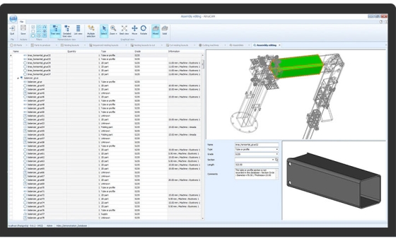 Assembly2cam, module for importing and processing 3D CAD assemblies.